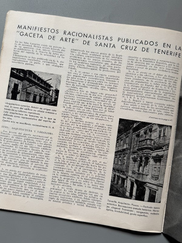 AC 7. Documentos de Actividad Contemporánea. Arquitectura - G.A.T.E.P.A.C., 1932
