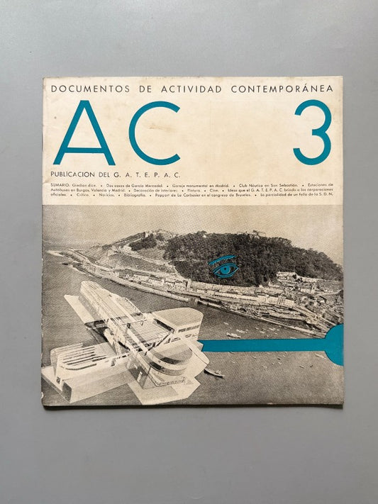 AC 3. Documentos de Actividad Contemporánea. Arquitectura - G.A.T.E.P.A.C., 1931