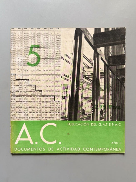 AC 5. Documentos de Actividad Contemporánea. Arquitectura - G.A.T.E.P.A.C., 1932