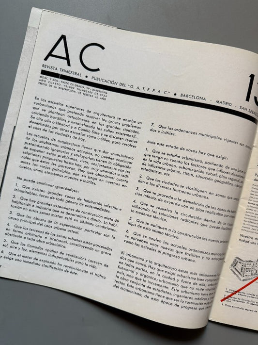 AC 5. Documentos de Actividad Contemporánea. Arquitectura - G.A.T.E.P.A.C., 1932