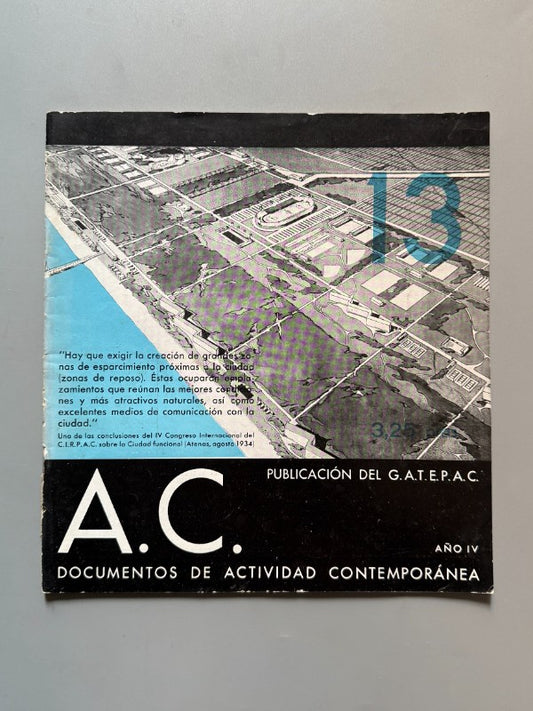 AC 5. Documentos de Actividad Contemporánea. Arquitectura - G.A.T.E.P.A.C., 1932