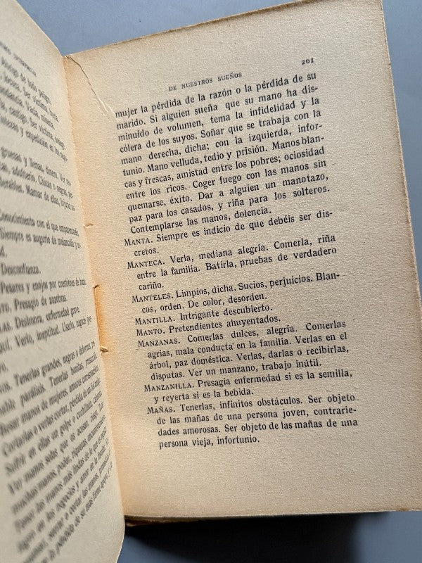 Lo que podemos interpretar de nuestros sueños, Levy Mahin - Bailly Bailliere, ca. 1925