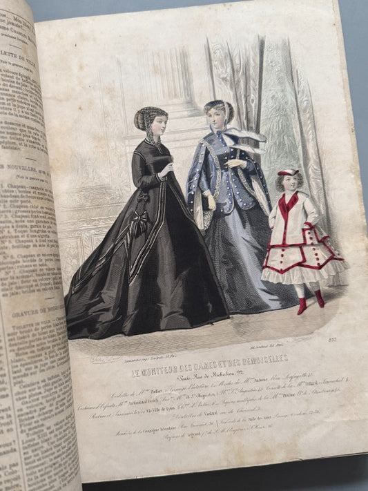 Moniteur des dames et des demoiselles. Revista de moda francesa - a. Goubaud, 1866-1867