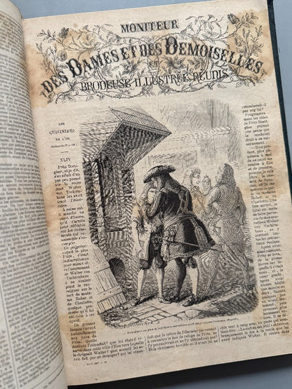 Moniteur des dames et des demoiselles. Revista de moda francesa - a. Goubaud, 1866-1867