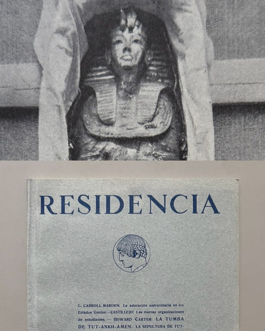 Howard Carter, Tutankamón. Revista de la Residencia de Estudiantes. Año II, nº II - mayo de 1928
