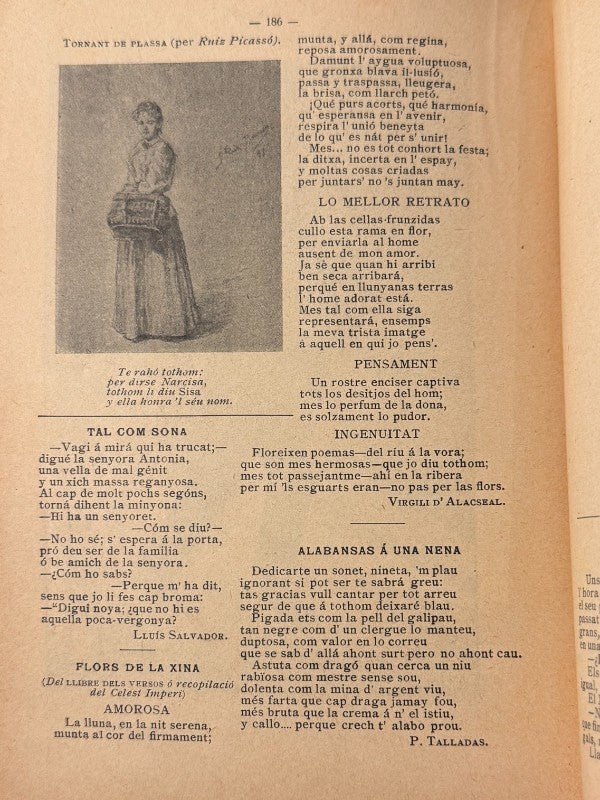 Almanach de la Esquella de la Torratxa 1899. Picasso, Gargallo, Apel·les Mestres - A. López editor