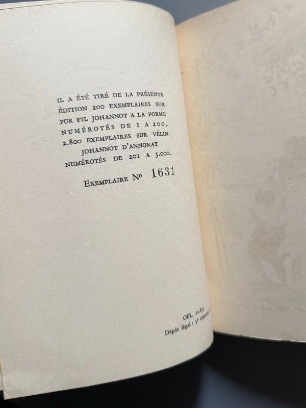 Torrents, Marie-Anne Desmarest. Encuadernación Brugalla - Editions du Pantheon, 1950