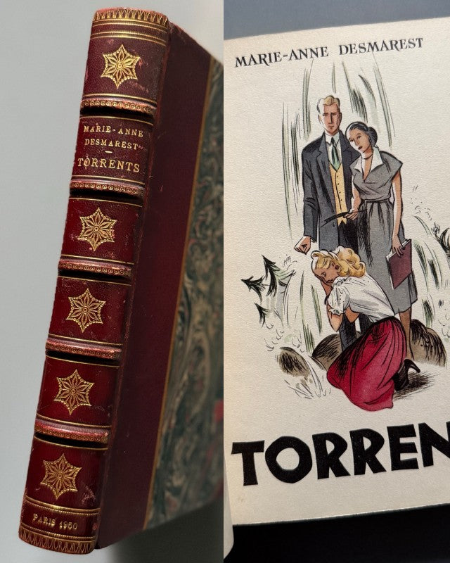 Torrents, Marie-Anne Desmarest. Encuadernación Brugalla - Editions du Pantheon, 1950