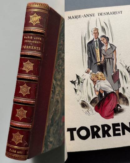 Torrents, Marie-Anne Desmarest. Encuadernación Brugalla - Editions du Pantheon, 1950