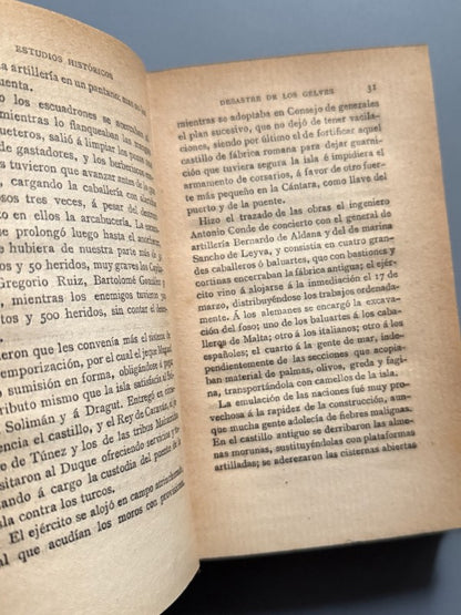 Estudios Históricos del Reinado de Felipe II, Cesáreo Fernández Duro - M. Tello, 1890