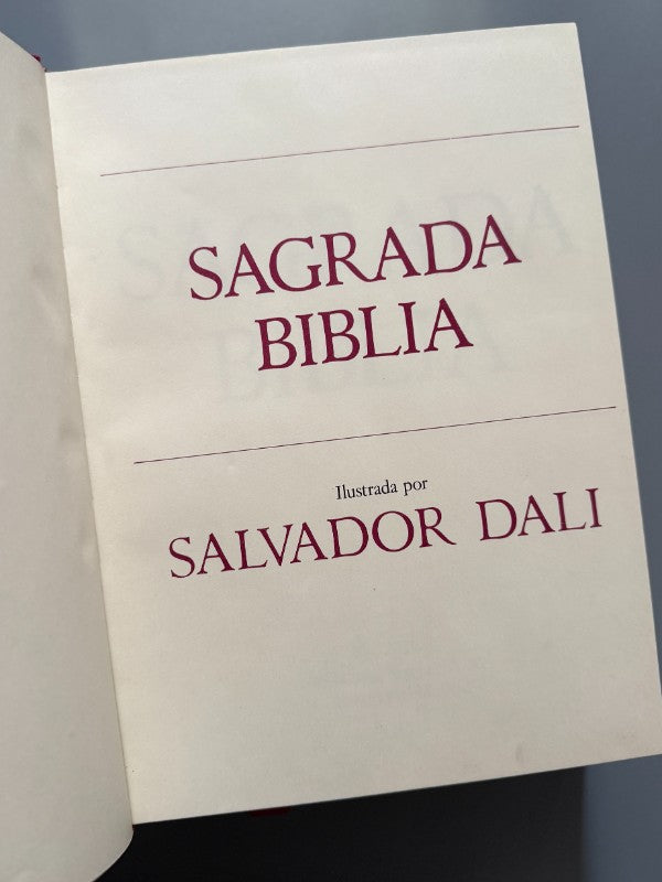 Sagrada Biblia. Ilustrada por Salvador Dalí - Editorial Noguer, 1973
