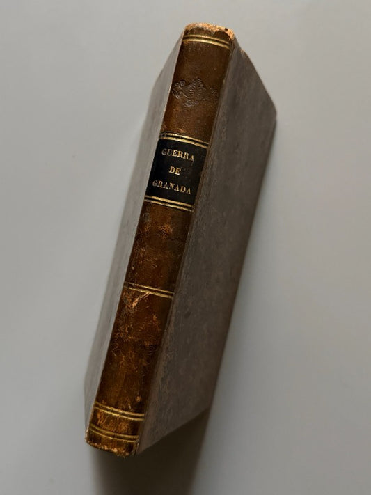 Guerra de Granada + Vida del Lazarillo de Tormes, Diego Hurtado de Mendoza - Imp Juan Oliveres, 1842