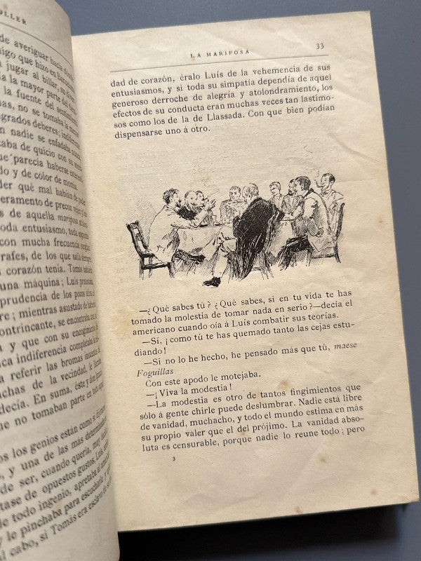 La Mariposa, Narciso Oller - Biblioteca Arte y Letras, 1886