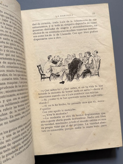 La Mariposa, Narciso Oller - Biblioteca Arte y Letras, 1886