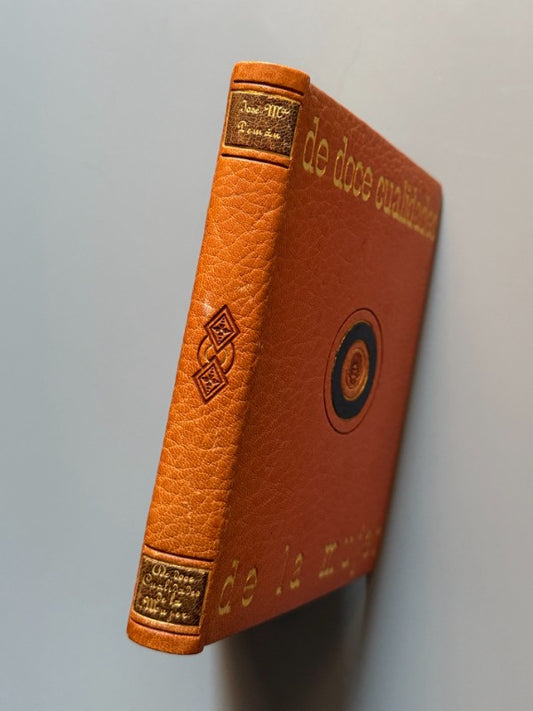 De doce cualidades de la mujer, José Mª Pemán. Encuadernación artística - Ediciones Alcor, 1947