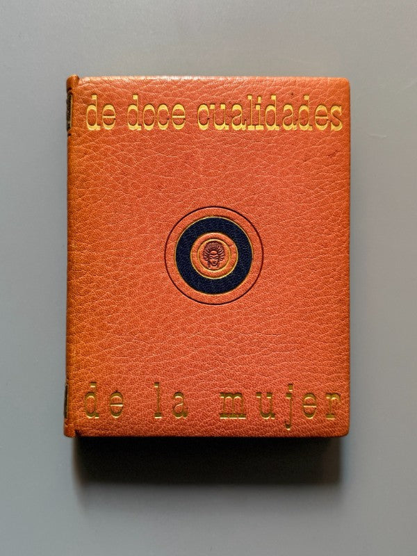De doce cualidades de la mujer, José Mª Pemán. Encuadernación artística - Ediciones Alcor, 1947