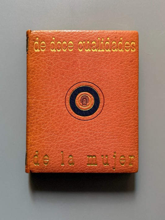 De doce cualidades de la mujer, José Mª Pemán. Encuadernación artística - Ediciones Alcor, 1947