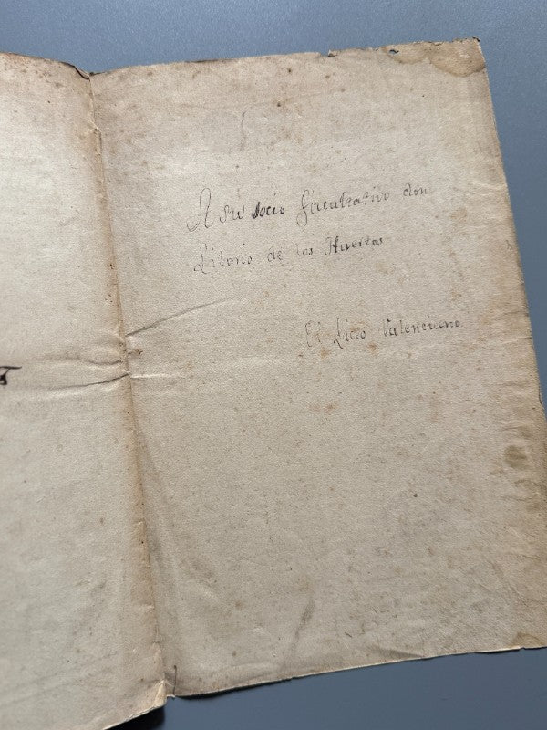 Apuntes sobre el arte de representar, Luis Lamarca - Imprenta de López y Cª, 1841