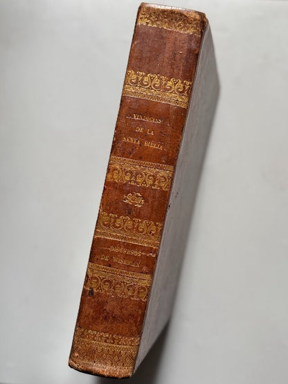 Vindicación de la Santa Biblia, Abate du-Clot - Imprenta de Pablo Riera, 1859