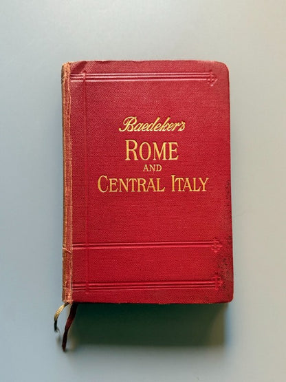 Rome and central Italy, Karl Baedeker - Karl Baedeker Publisher, 1930