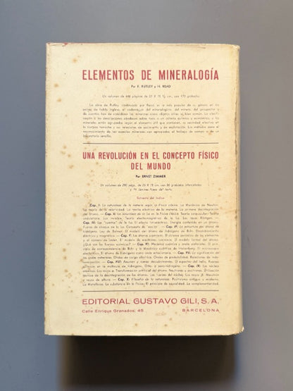 Tratado de mineralogía, F. Klockmann y P. Ramdohr - Ed. Gustavo Gili, 1940