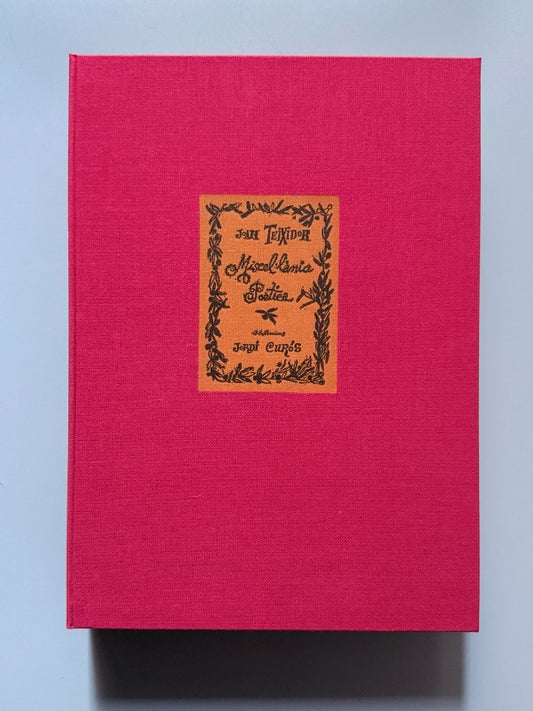 Miscel·lània poètica, Joan Teixidor. Jordi Curós, aguafuertes y gouache original. Nº36 - 1988