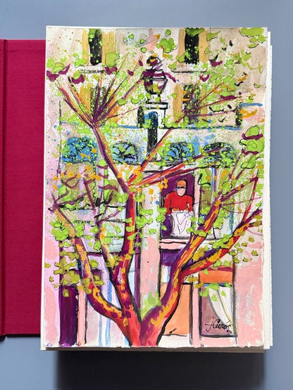 Miscel·lània poètica, Joan Teixidor. Jordi Curós, aguafuertes y gouache original. Nº36 - 1988