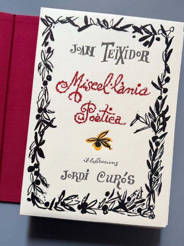 Miscel·lània poètica, Joan Teixidor. Jordi Curós, aguafuertes y gouache original. Nº36 - 1988