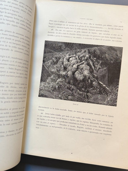 Orlando furioso, Ludovico Ariosto. Ilustrado por Gustave Doré - Font y Torrens Editores, 1883-1885