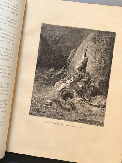 Orlando furioso, Ludovico Ariosto. Ilustrado por Gustave Doré - Font y Torrens Editores, 1883-1885