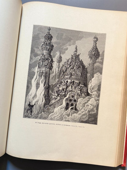 Orlando furioso, Ludovico Ariosto. Ilustrado por Gustave Doré - Font y Torrens Editores, 1883-1885