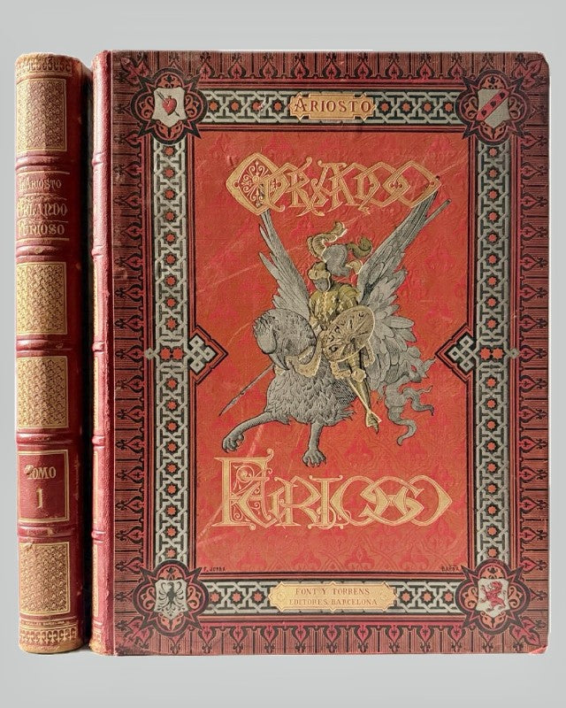 Orlando furioso, Ludovico Ariosto. Ilustrado por Gustave Doré - Font y Torrens Editores, 1883-1885
