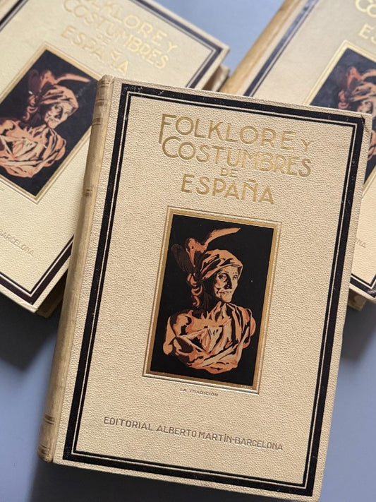 Folklore y costumbres españolas, F. Carreras y Candi - Casa Editorial Alberto Martín, 1931-1933