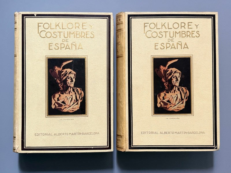 Folklore y costumbres españolas, F. Carreras y Candi - Casa Editorial Alberto Martín, 1931-1933