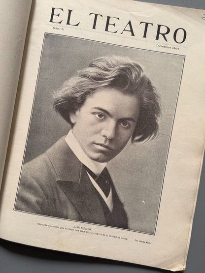 Revista El Teatro, nº51 - Año V, diciembre de 1904
