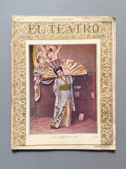Revista El Teatro, nº51 - Año V, diciembre de 1904