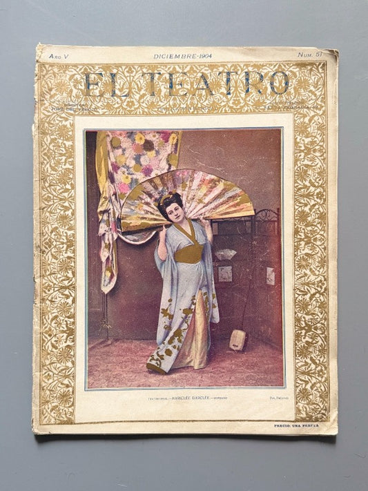 Revista El Teatro, nº51 - Año V, diciembre de 1904