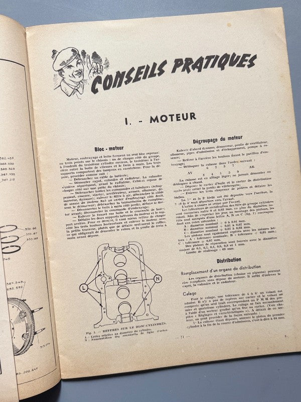 Revue Technique Automobile. Número spécial, Simca 8 - Junio de 1947