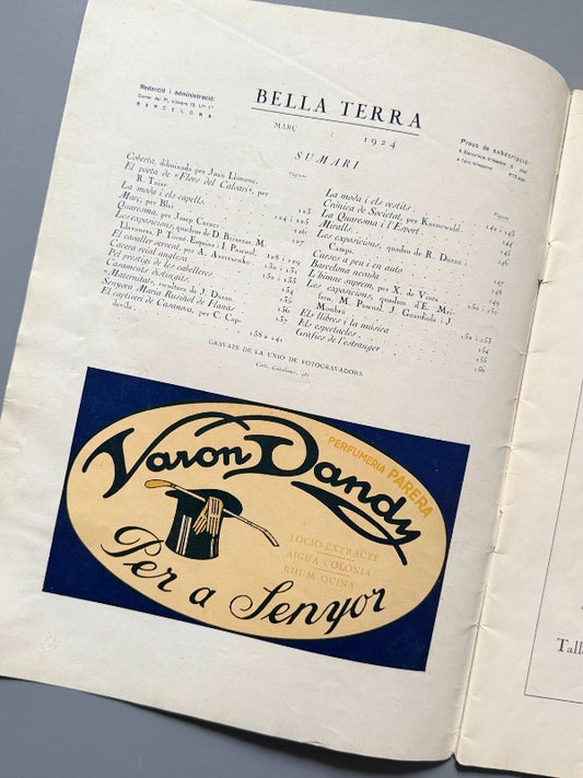 Revista Bella Terra - A. López Llausás, marzo de 1924