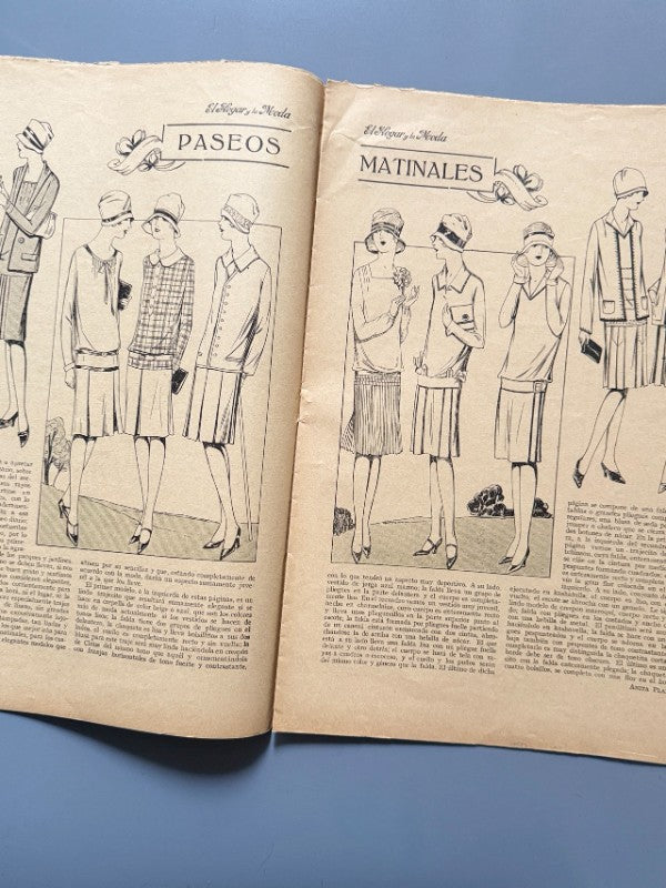 El hogar y la moda, nº740. Diseño portada Martial et Armand - 25 de junio de 1927