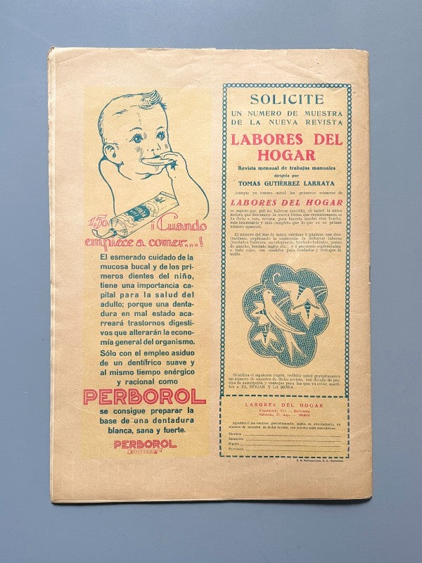 El hogar y la moda, nº740. Diseño portada Martial et Armand - 25 de junio de 1927