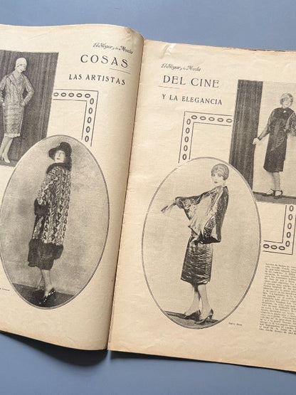 El hogar y la moda, nº753. Diseño portada Jean Patou - 5 de noviembre de 1927