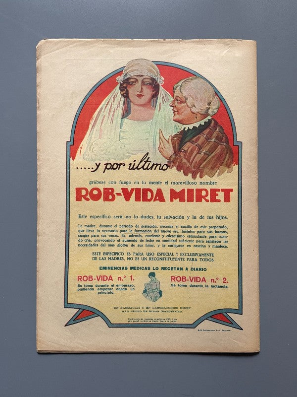 El hogar y la moda, nº753. Diseño portada Jean Patou - 5 de noviembre de 1927