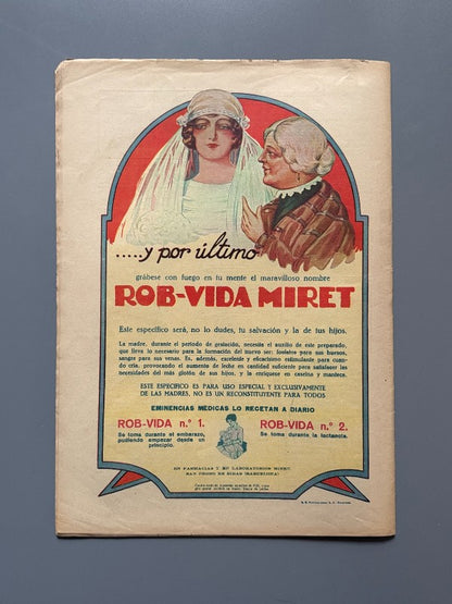 El hogar y la moda, nº753. Diseño portada Jean Patou - 5 de noviembre de 1927