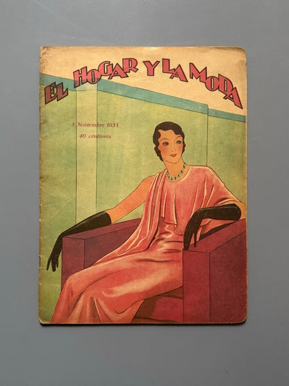 El hogar y la moda, nº895 - 5 de noviembre de 1931