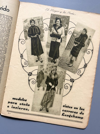 El hogar y la moda, nº895 - 5 de noviembre de 1931