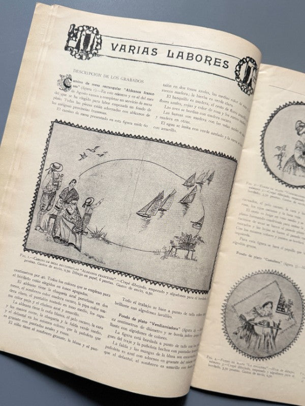 La mujer en su casa. Año XXIII, nº271 - Casa Editorial Bailly-Bailliere, julio 1924
