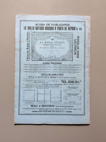 La mujer en su casa. Año XXIII, nº271 - Casa Editorial Bailly-Bailliere, julio 1924