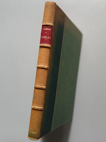 Coplas de Jorge Manrique. Ejemplar nºXVIII de L - Afrodisio Aguado, 1947