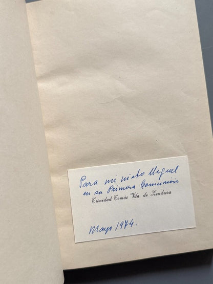 Vida de Jesús para niños, Víctor Poucel - Ed. Juventud, 1945